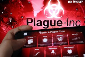 FILE PHOTO: Illustration picture of strategy simulation app Plague Inc.