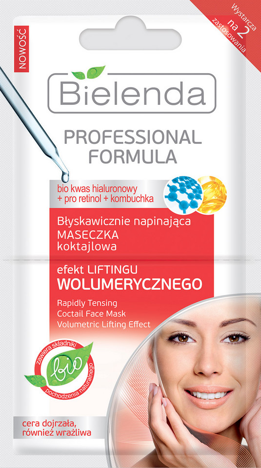 Bielenda Professional Formula Błyskawicznie napinająca maseczka koktajlowa