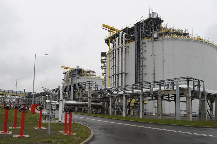 Terminal LNG w Świnoujściu 
<br><br>fot. (zuz) PAP/Marcin Bielecki