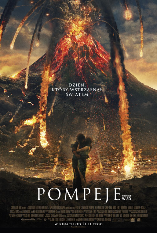 "Pompeje": polski plakat