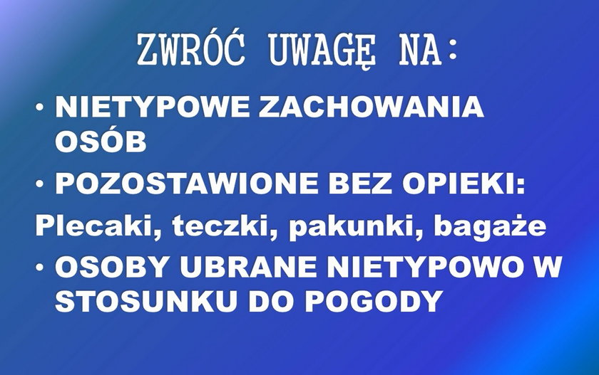 Pasażerowie, bądźcie czujni!