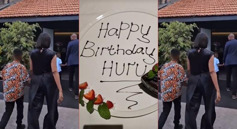 Janet Mbugua and Eddie Ndichu mark Huru's eighth birthday in private family celebration