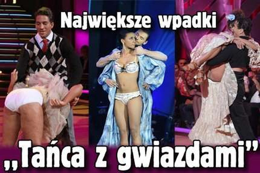 Największe wpadki "Tańca z gwiazdami"