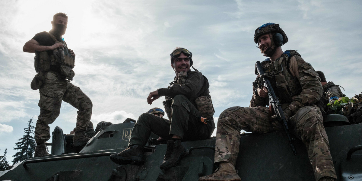 Ukraińscy żołnierze. Zdjęcie ilustracyjne
