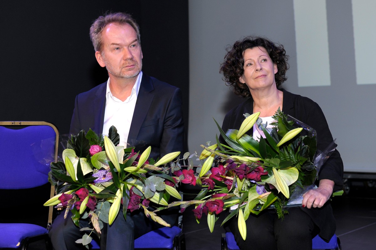 Dorota Kolak i Mirosław Baka wspólnie grali w przedstawieniu "Seks dla opornych"