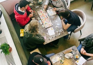 Beč, digital detox pop-up kafić "Offline Oida“