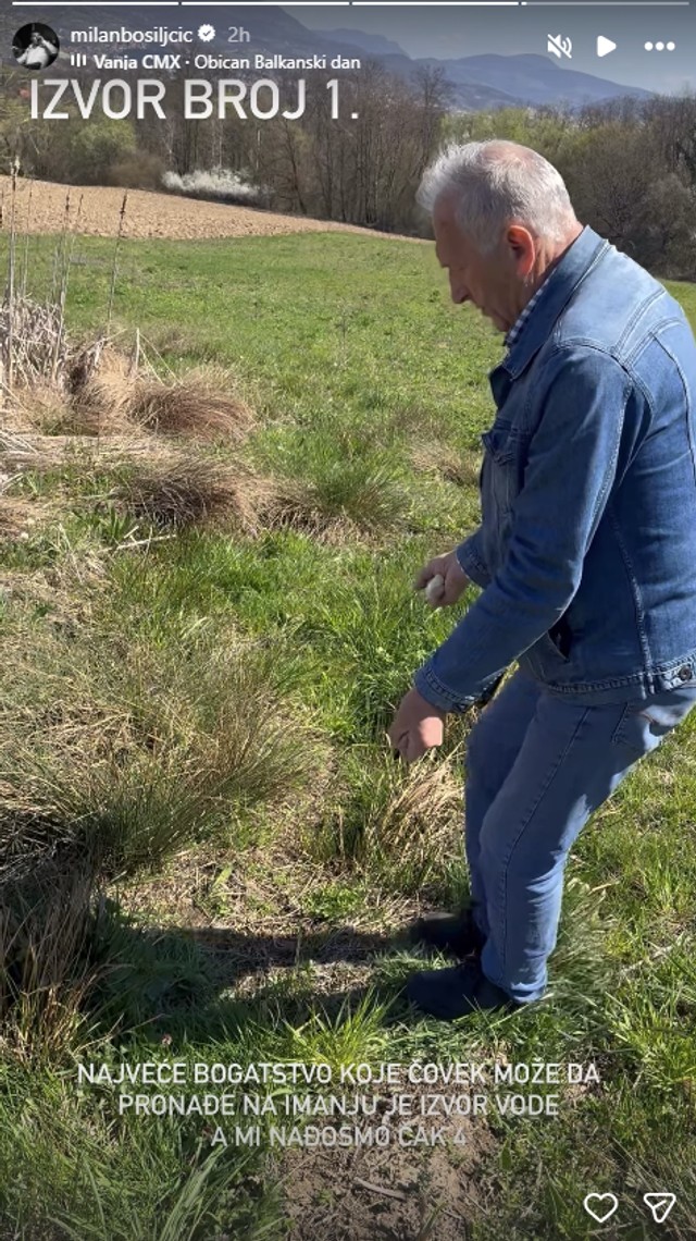 Milan Bosiljčić pokazao imanje