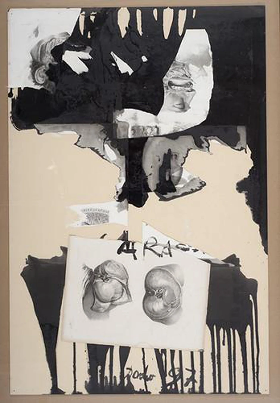 Dado Đurić "Bez naziva", kombinovana tehnika, početna cena: 5.000 evra