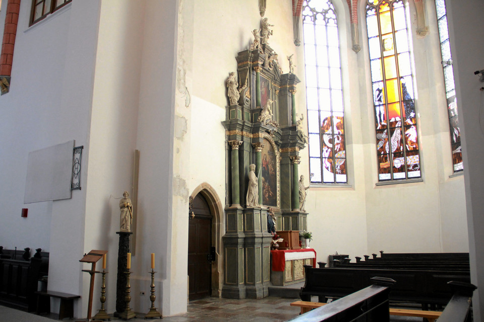 Wnętrza kościoła św. Macieja we Wrocławiu
