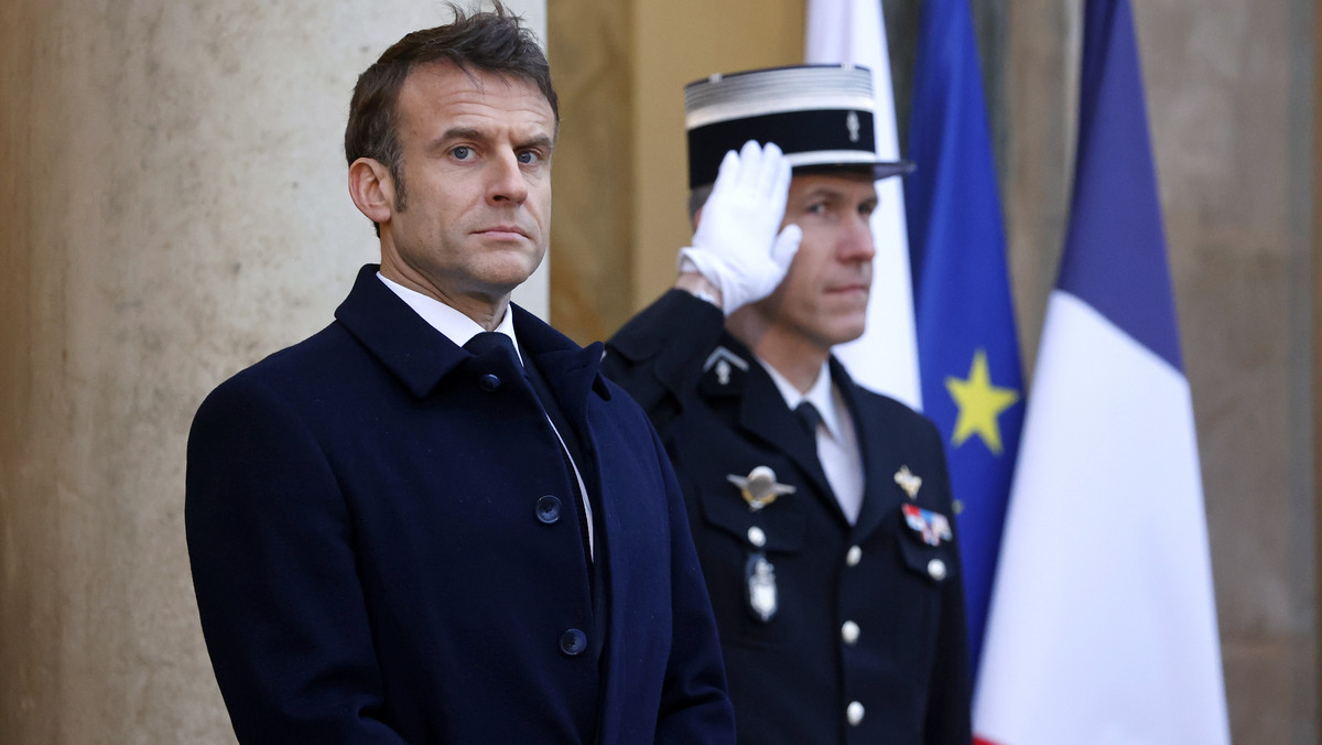 Czemu Macron mówi o wojskach w Ukrainie? "Nie wiem, czemu tak powiedział"