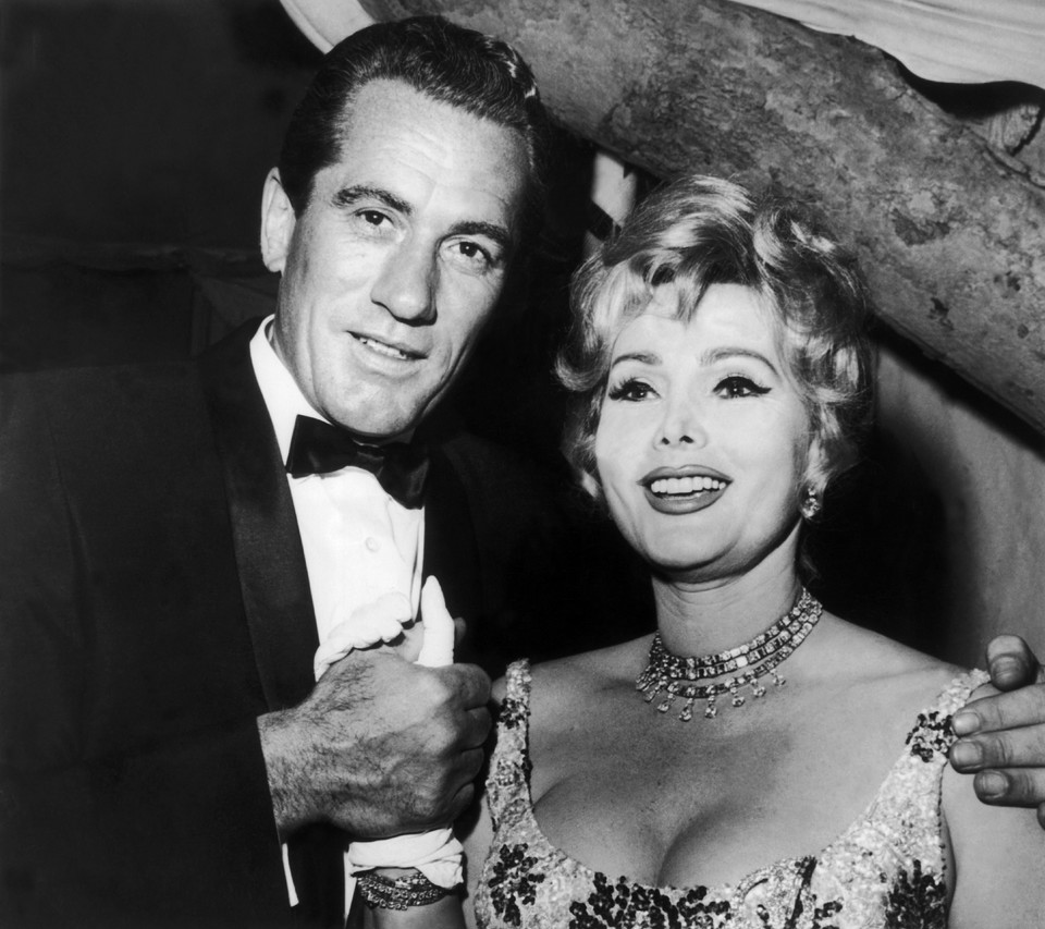 Zsa Zsa Gabor i jej mąż Bob Straille, początek lat 50.