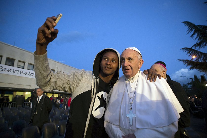 Papież Franciszek odprawił w Wielki Czwartek mszę Wieczerzy Pańskiej