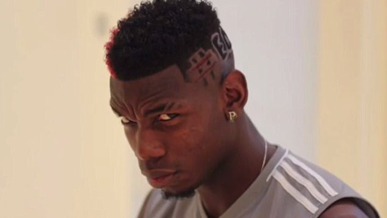 Paul Pogba Manchester United midfielder has a new haircut ...