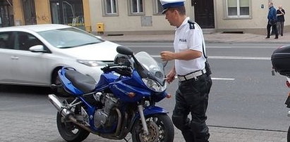 Jechał na motorze po alkoholu!