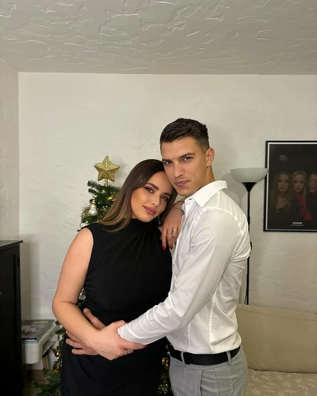 Anđela sa mužem