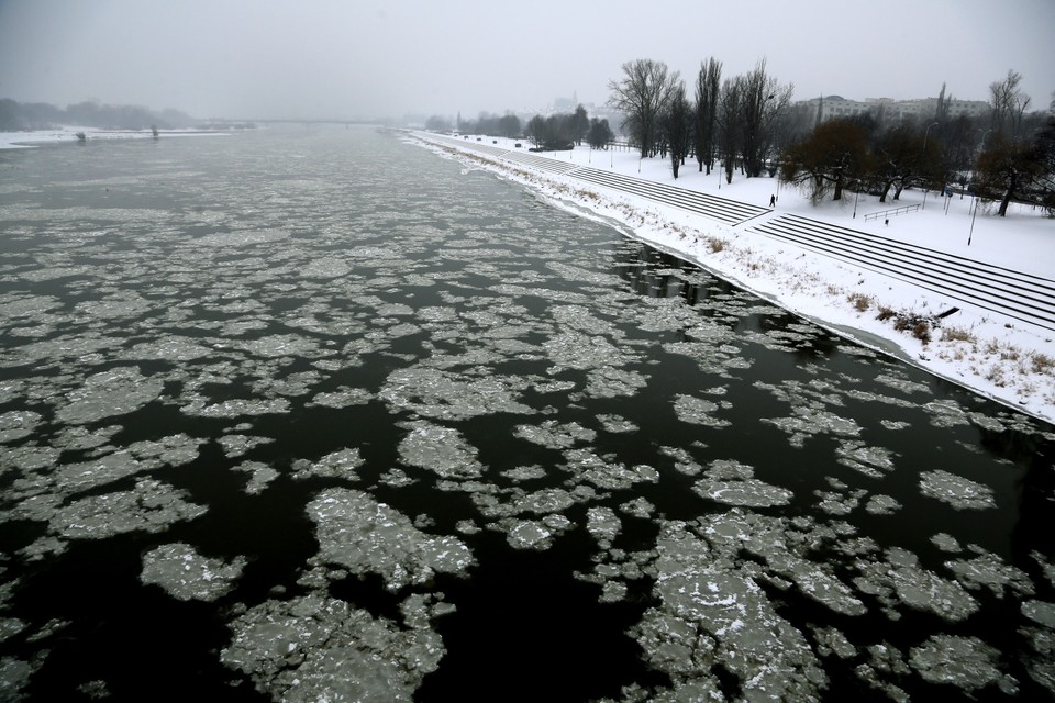 WARSZAWA ZIMA KRA NA WIŚLE