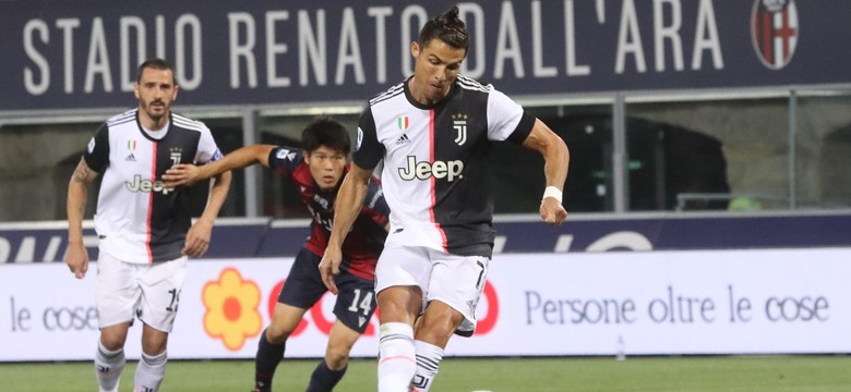Juventus wygrał pierwszy ligowy meczu po pandemii. Szczęsny z czystym kontem