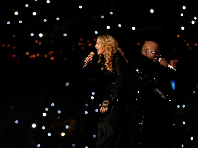 Madonna i Cee Lo Green na Super Bowl