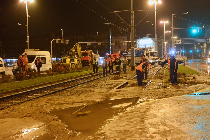 Awaria wodociągowa na ul. Oławskiej