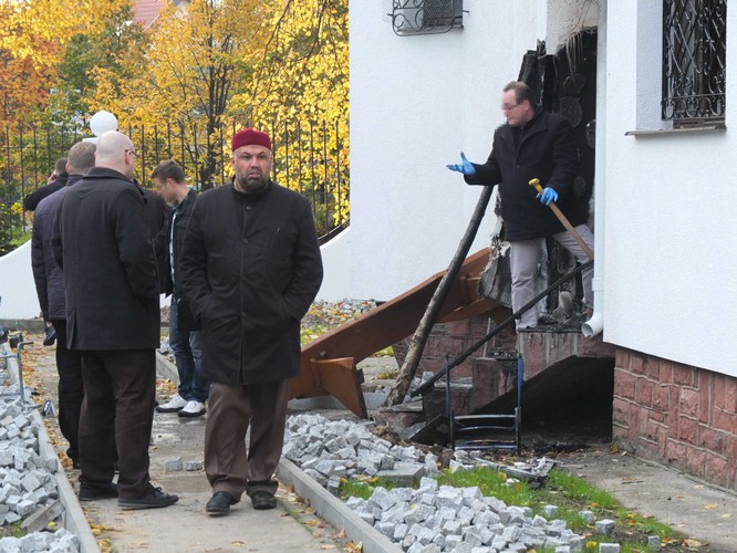 Podpalenie meczetu w Gdańsku