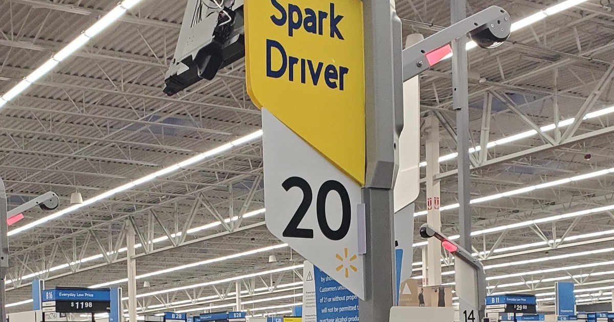 Some Walmart stores are limiting selfcheckout lanes just for Spark