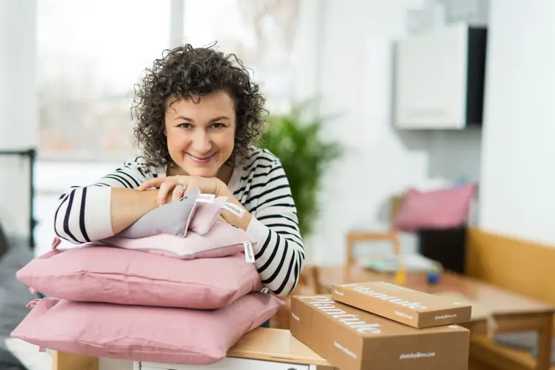 Anna Bienias, właścicielka marki Plantule Pillow