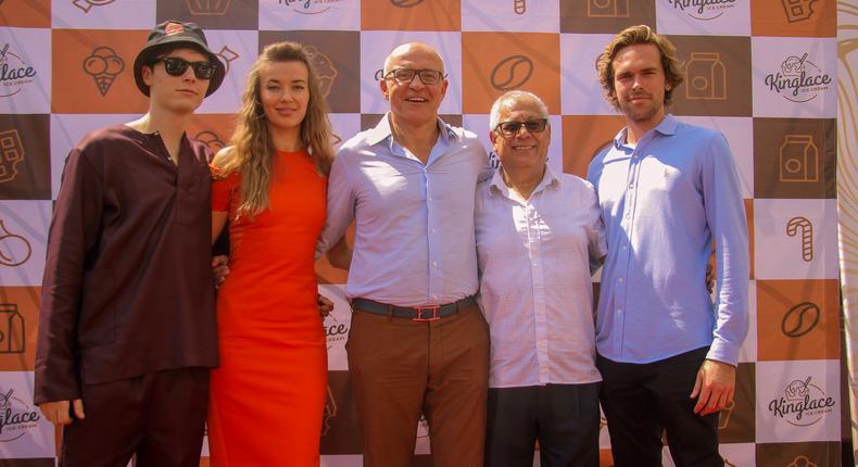 L - R: Boris Zhukov (Shareholder), Anna Lola (Shareholder), Roman Lola (Shareholder), Antoine Zammarieh (Group Managing Director) and Alex Bartczak