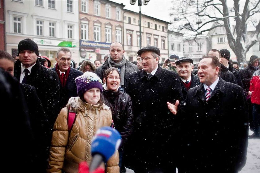 Ale zasypało prezydenta!