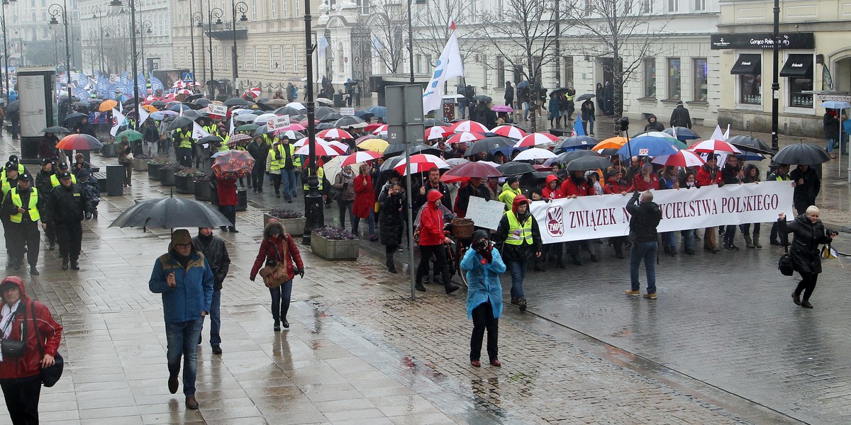 Protest nauczycieli