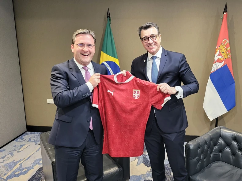 Nikola Selaković na inauguraciji predsednika Petra - šef srpske diplomatije imao je tokom boravka u Bogoti i sastanak sa ministrom spoljnih poslova Brazila Karlosom Alberom Frankom Fransom