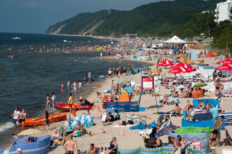 Plaża w Międzyzdrojach