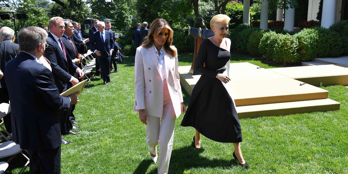 Melania Trump chwali Agatę Dudę