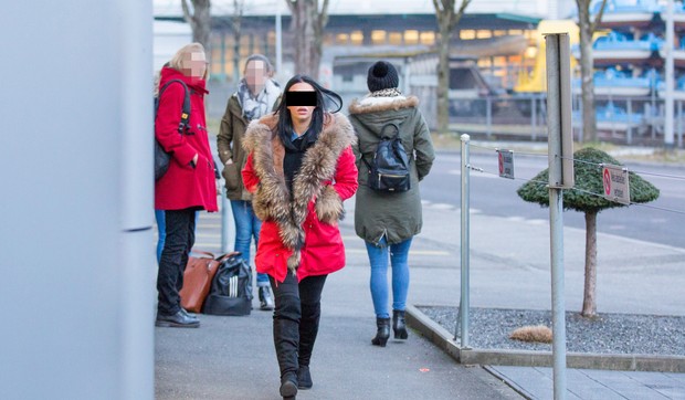 Majka monstrum, Jelica S., kada je išla na izricanje presude za ubistvo blizanaca