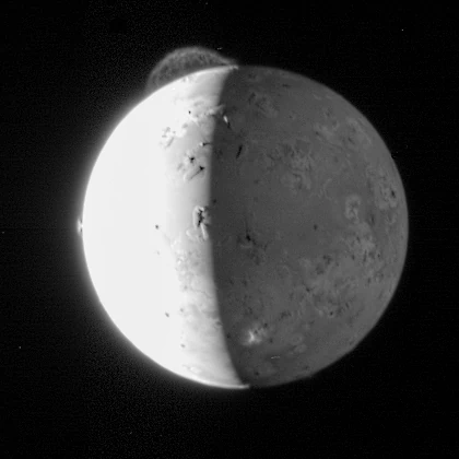 Erupcja wulkanu na Io sfotografowana przez New Horizons 28 lutego 2007 r.