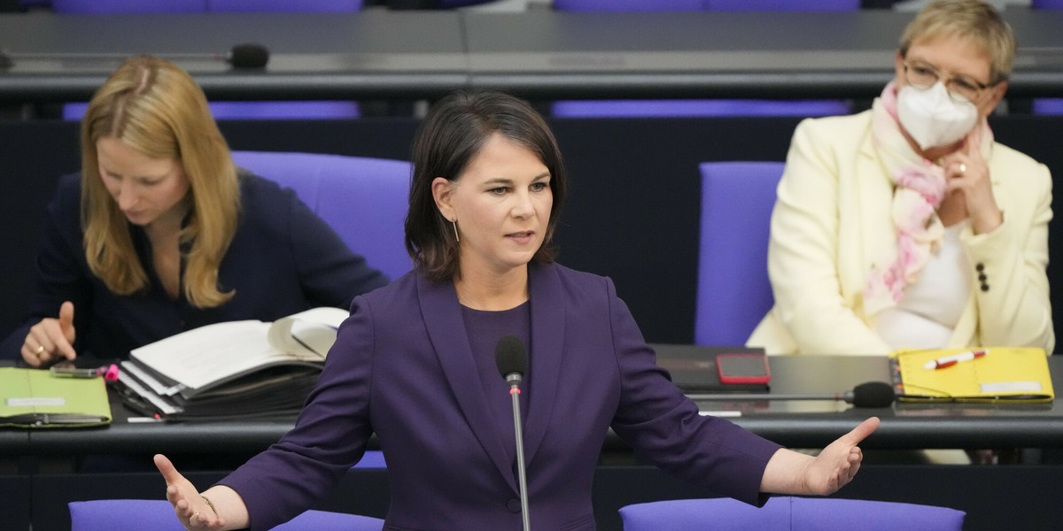 Minister spraw zagranicznych Niemiec Annalena Baerbock.