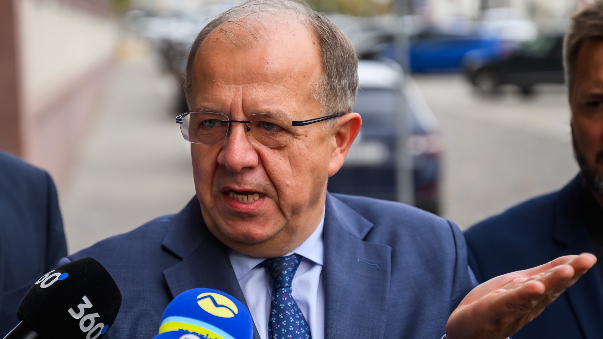 Prezident Únie miest Slovenska (ÚMS) a primátor mesta Trenčín Richard Rybníček. 