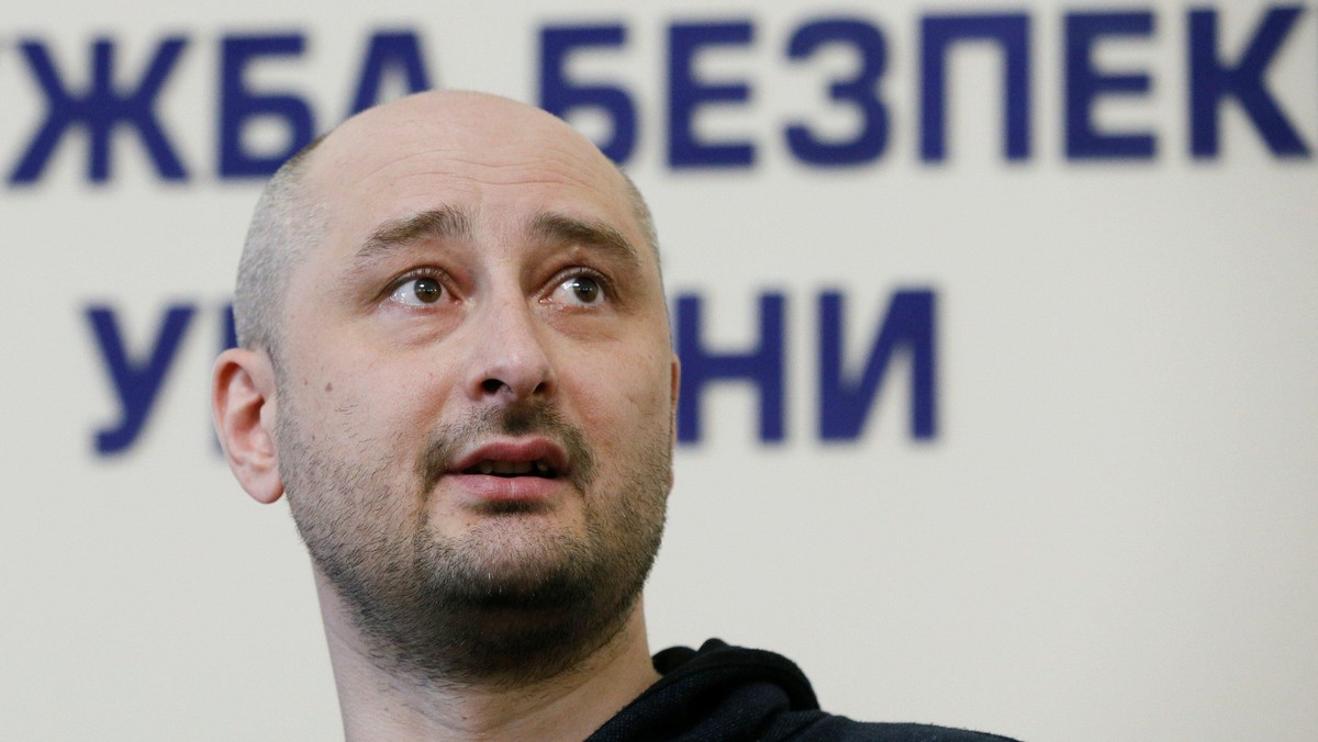 Russian journalist Babchenko, who was reported murdered in the Ukrainian capital on May 29, attends 