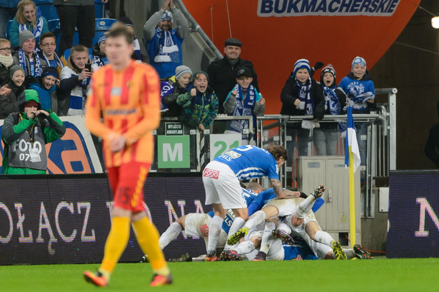 Lotto Ekstraklasa: Kownacki bohaterem. Jego gol zapewnił Lechowi trzy punkty w meczu z Koroną