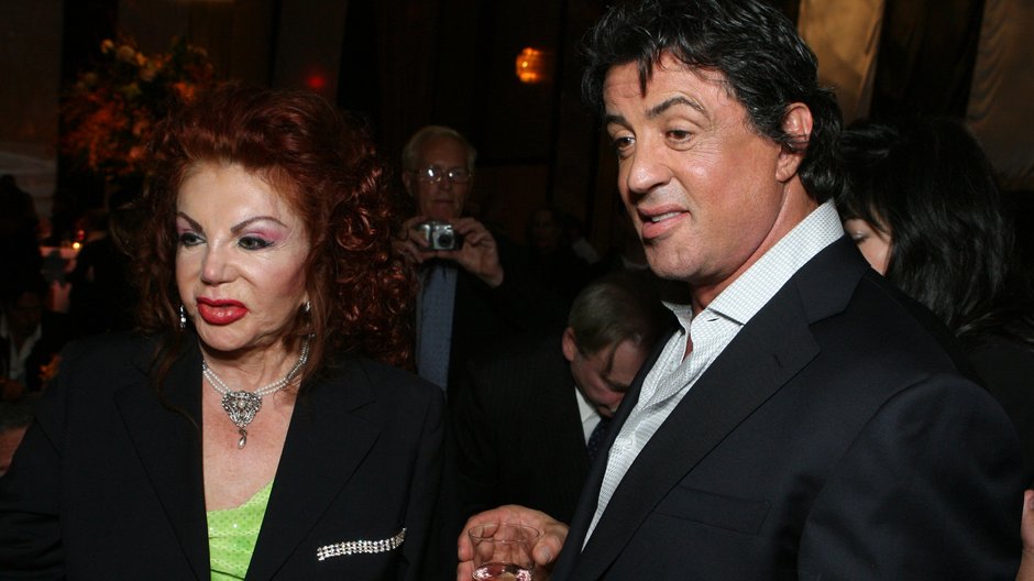 Od lewej: Jackie Stallone i Sylvester Stallone