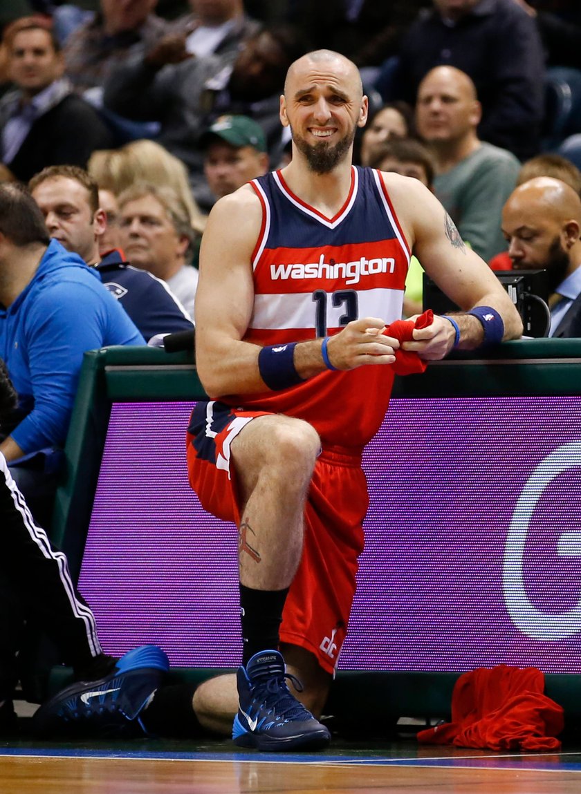 Płaczące dziecko zmotywowało Gortata. Washington Wizards pokonali New York Knicks 119:112