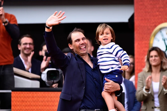 Rafa i Rafael Nadal junior