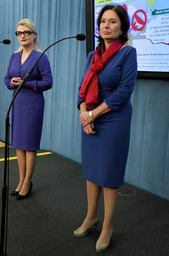 Beata Bublewicz i Małgorzata Kidawa-Błońska