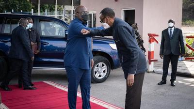 Le président congolais, Félix Tshisekedi Tshilombo et le président rwandais, Paul Kagamé/Getty Images