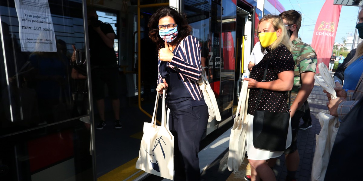 Al. Pawła Adamowicza jeżdżą już tramwaje