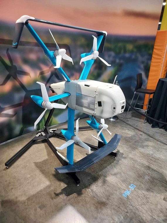 MK30, czyli nowy dron Amazona — podczas październikowej prezentacji pod Seattle