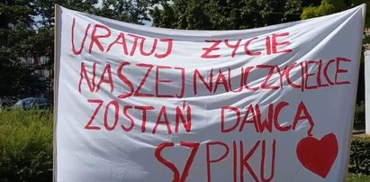 Wzruszająca akcja licealistów z Sopotu. Tak walczą o życie nauczycielki