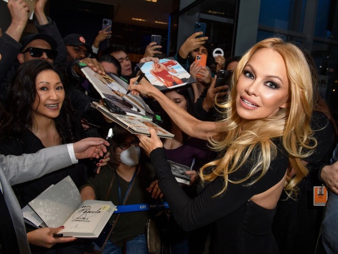 Pamela Anderson na promociji dokumentarca "Pamela, a love story" u Torontu George Pimentel/Shutterstock Editorial