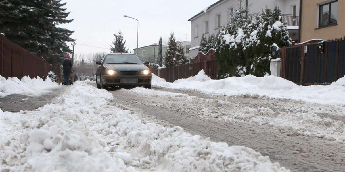 Zobacz, gdzie drogowcy nie odśnieżą