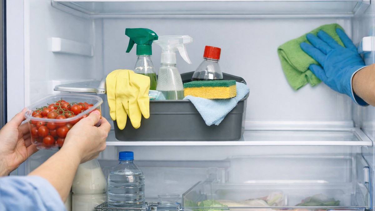 Dubinsko čišćenje frižidera - ilustracija