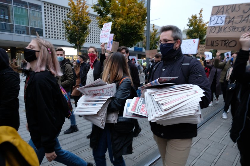 Protesty przeciw orzeczeniu Trybunału Konstytucyjnego